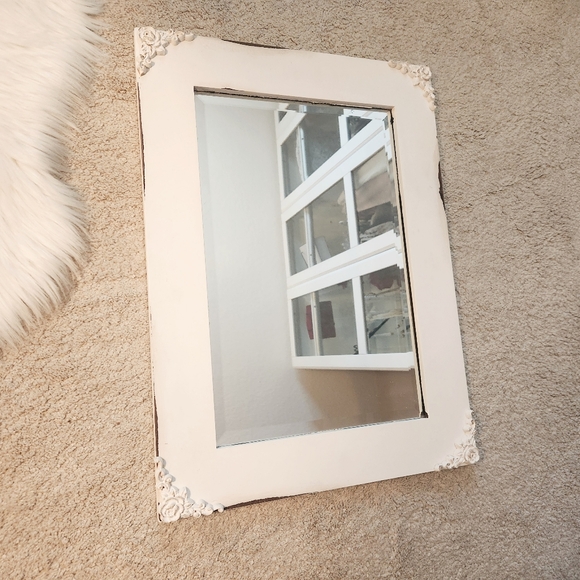 Shabby chic Hand Painted mirror - Picture 5 of 6